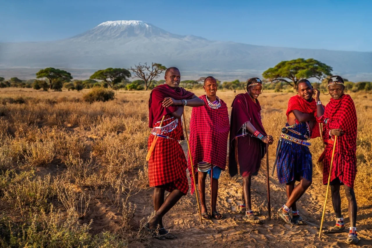 Maasai community at Sungura Safari Camp, Amboseli