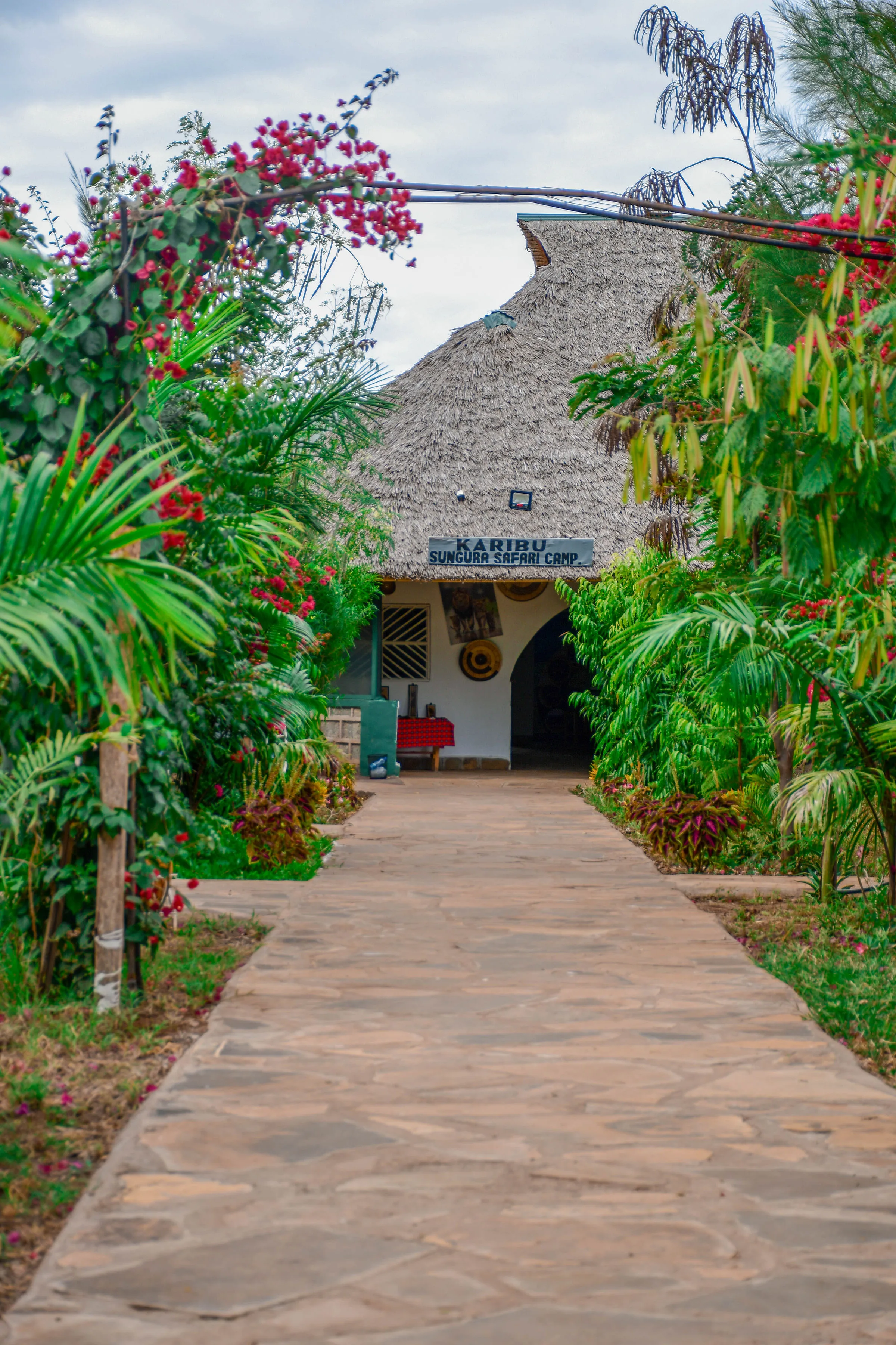 Entrance to Sungura Safari Camp