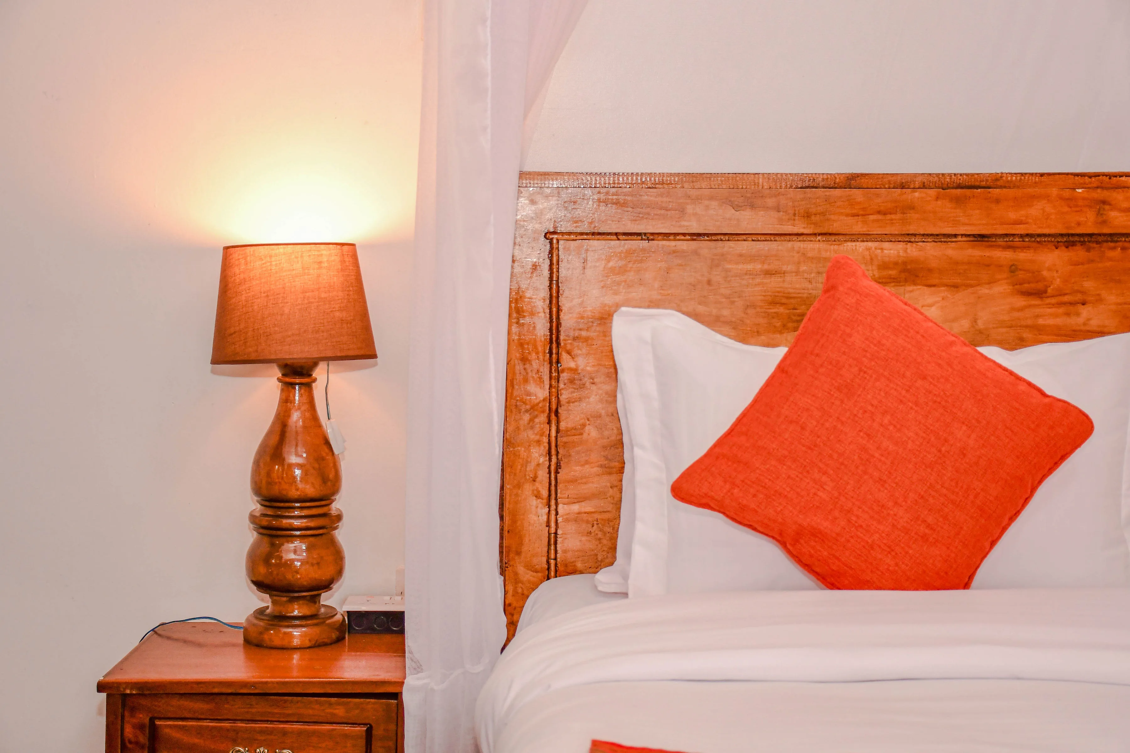 Tented suite interior at Sungura Safari Camp